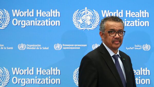 FILE PHOTO: Director-General of the WHO Tedros Adhanom Ghebreyesus, attends a news conference on the coronavirus (COVID-2019) in Geneva, Switzerland February 24, 2020. REUTERS/Denis Balibouse/File Photo - Sputnik International