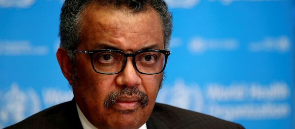 Director General of the World Health Organization (WHO) Tedros Adhanom Ghebreyesus attends a news conference on the situation of the coronavirus (COVID-2019), in Geneva, Switzerland, February 28, 2020 Director General of the World Health Organization (WHO) Tedros Adhanom Ghebreyesus attends a news conference on the situation of the coronavirus (COVID-2019), in Geneva, Switzerland, February 28, 2020 - Sputnik International