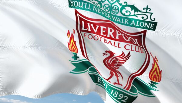 Liverpool football club flag - Sputnik International