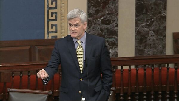 In this image from video, Sen. Bill Cassidy, R-La., speaks on the Senate floor at the U.S. Capitol in Washington, Tuesday, March 24, 2020. - Sputnik International