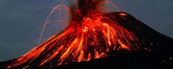 Eruption of a volcano - Sputnik International