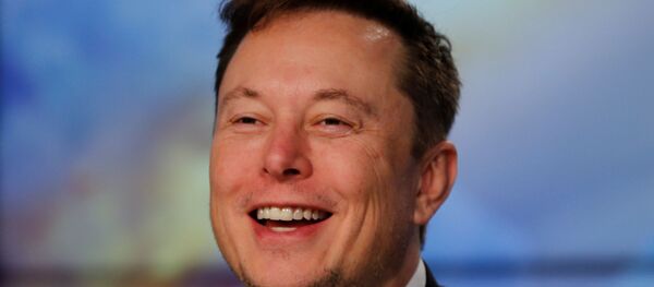 SpaceX founder and chief engineer Elon Musk speaks at a post-launch news conference to discuss the SpaceX Crew Dragon astronaut capsule in-flight abort test at the Kennedy Space Center in Cape Canaveral, Florida, U.S. January 19, 2020 - Sputnik International