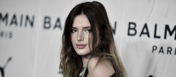 Bella Thorne attends the PUMA x Balmain x Cara Delevingne LA Launch Party at Milk Studios on Thursday, Nov. 21, 2019, in Los Angeles - Sputnik International