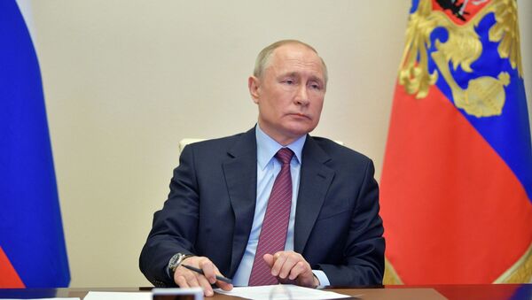 President Putin on the meeting dedicated to the space sphere development, 10 April 2020 - Sputnik International