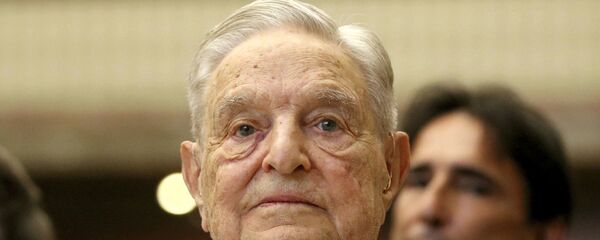 George Soros, Founder and Chairman of the Open Society Foundations, looks before the Joseph A. Schumpeter award ceremony in Vienna, Austria, Friday, June 21, 2019 - Sputnik International