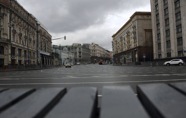Phantasmagoric Views of Empty Moscow Amid COVID-19 Pandemic - Sputnik International