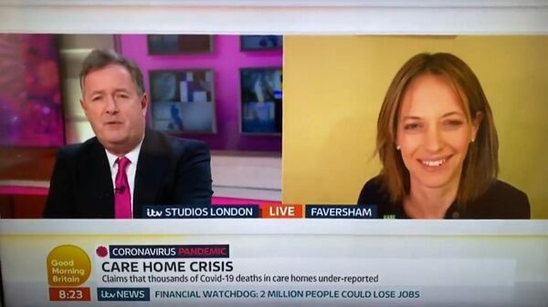 UK Care Minister Laughs When Asked Whether 4,000 People Have Died in Care Homes From COVID-19 UK Care Minister Laughs When Asked Whether 4,000 People Have Died in Care Homes From COVID-19 - Sputnik International