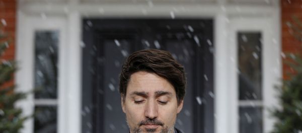 Canada's Prime Minister Justin Trudeau attends a news conference at Rideau Cottage, as efforts continue to help slow the spread of coronavirus disease (COVID-19), in Ottawa, Ontario, Canada April 9, 2020 - Sputnik International