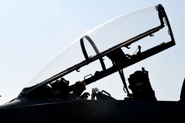 Photos: US Air Force Wiping Down UK-Based F-15s to Keep Them Active During Pandemic - Sputnik International