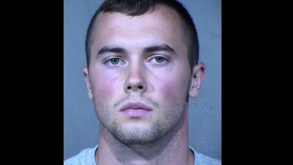 21-year-old, Mark Gooch, an Airman First Class with the United States Air Force was arrested the morning of April 21 at Luke Air Force Base in Glendale, Arizona - Sputnik International