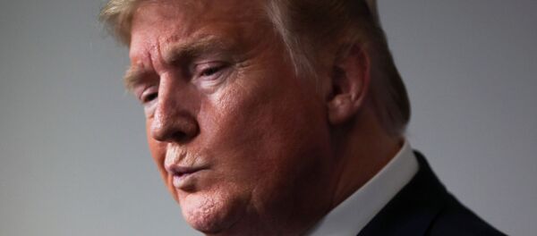U.S. President Donald Trump participates in the daily coronavirus disease (COVID-19) outbreak task force briefing at the White House in Washington, U.S. April 24, 2020.  - Sputnik International