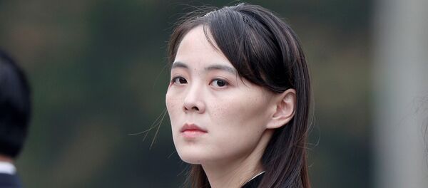 Kim Yo Jong, sister of North Korea's leader Kim Jong Un attends a wreath-laying ceremony at Ho Chi Minh Mausoleum in Hanoi, Vietnam March 2, 2019 - Sputnik International