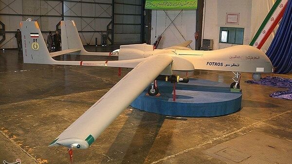 Prototype of Iran's Fotros Drone. - Sputnik International