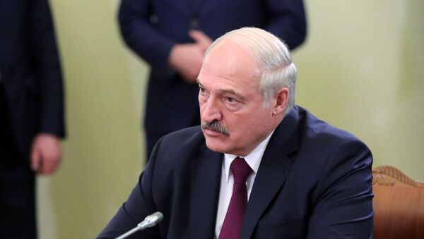 President Alexander Lukashenko  of Belarus during a working visit to Russia, December 2019. - Sputnik International