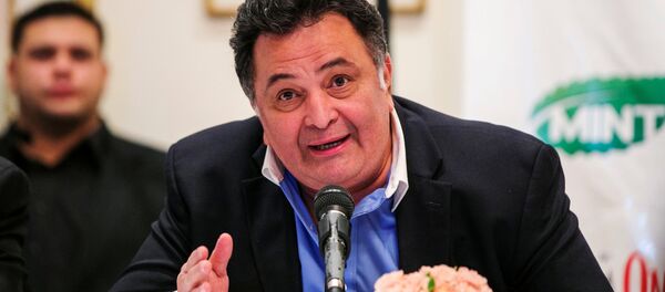 Bollywood actor Rishi Kapoor answers questions during a news conference discussing his new film Besharam in New York, September 23, 2013 Bollywood actor Rishi Kapoor answers questions during a news conference discussing his new film Besharam in New York, September 23, 2013 - Sputnik International