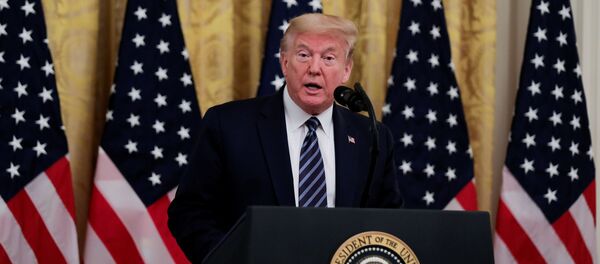 U.S. President Trump delivers remarks about protecting senior citizens during a coronavirus response event at the White House in Washington - Sputnik International