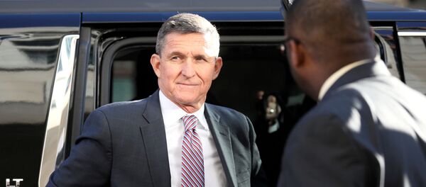 Former national security adviser Michael Flynn exits a vehicle as he arrives for his sentencing hearing at U.S. District Court in Washington, U.S., December 18, 2018 Former national security adviser Michael Flynn exits a vehicle as he arrives for his sentencing hearing at U.S. District Court in Washington, U.S., December 18, 2018 - Sputnik International