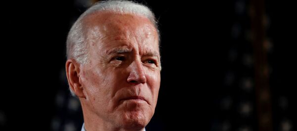 Democratic U.S. presidential candidate and former Vice President Joe Biden speaks about responses to the COVID-19 coronavirus pandemic at an event in Wilmington, Delaware, U.S., March 12, 2020 Democratic U.S. presidential candidate and former Vice President Joe Biden speaks about responses to the COVID-19 coronavirus pandemic at an event in Wilmington, Delaware, U.S., March 12, 2020 - Sputnik International