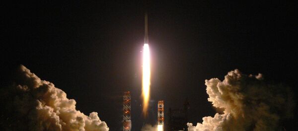 Proton-M rocket with Express-AM44 and Express-MD1 communication satellites at the Baikonur cosmodrome Proton-M rocket with Express-AM44 and Express-MD1 communication satellites at the Baikonur cosmodrome - Sputnik International
