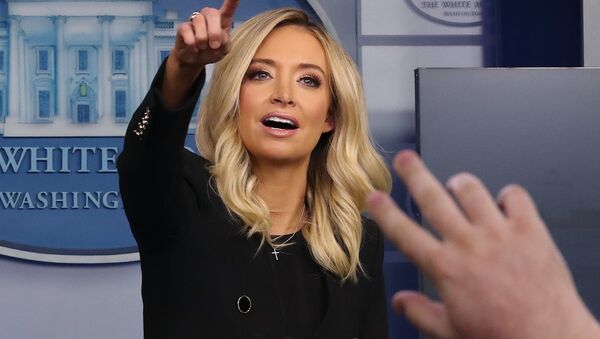 White House Press Secretary Kayleigh McEnany holds her first on-camera news conference in the James Brady Press Briefing Room at the White House May 01, 2020 in Washington, DC. - Sputnik International