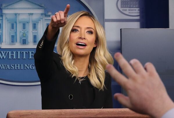 White House Press Secretary Kayleigh McEnany holds her first on-camera news conference in the James Brady Press Briefing Room at the White House May 01, 2020 in Washington, DC. - Sputnik International