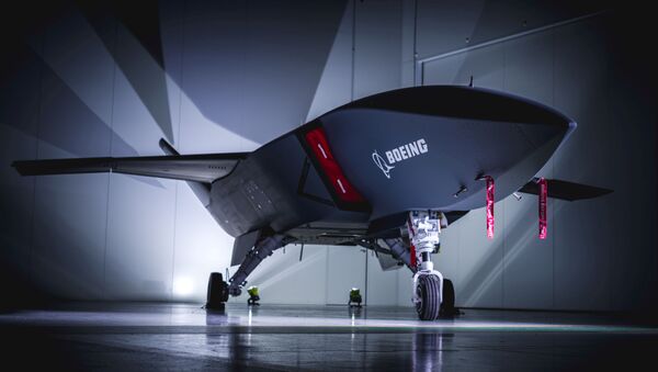 Boeing's unmanned Loyal Wingman aircraft is seen in this handout picture obtained on May 5, 2020 in an undisclosed location in Australia - Sputnik International