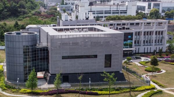 (FILES) This file photo taken on 17 April 2020 shows an aerial view of the P4 laboratory at the Wuhan Institute of Virology in Wuhan in China's central Hubei province. - Sputnik International