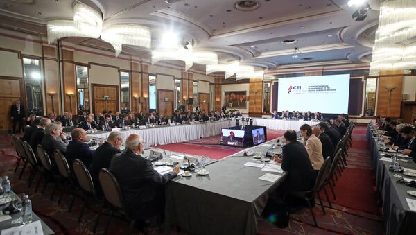 People attend the second day summit meeting of the Central European Initiative (CEI) in Zagreb, Croatia, on December 4,  2018 - Sputnik International
