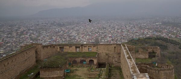 FILE - This April 5, 2016 file photo shows a view of Srinagar, the main city of Indian controlled Kashmir, as seen from the 18th century Hari Parbat Fort situated atop a hill FILE - This April 5, 2016 file photo shows a view of Srinagar, the main city of Indian controlled Kashmir, as seen from the 18th century Hari Parbat Fort situated atop a hill - Sputnik International