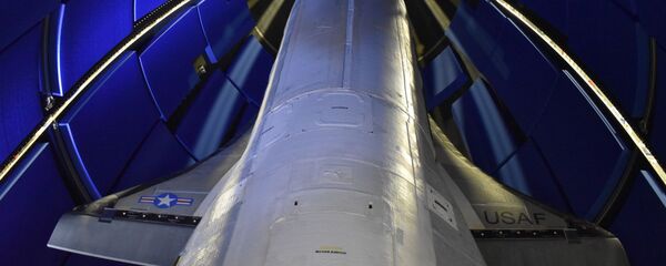 A U.S. Air Force X-37B space plane, encapsulated ahead of a planned May 16, 2020, launch - Sputnik International