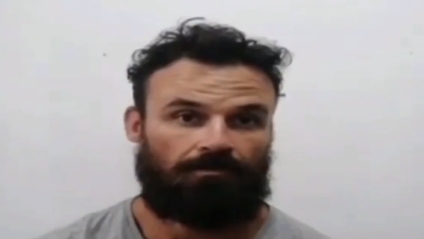 Screenshot of video interrogation of US ex-Special Force soldier Airan Berry - Sputnik International