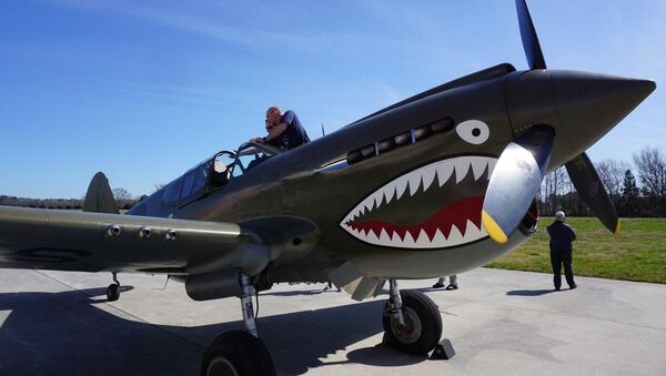  P-40 WWII fighter found in Russia and restored in the US to flyable condition. - Sputnik International