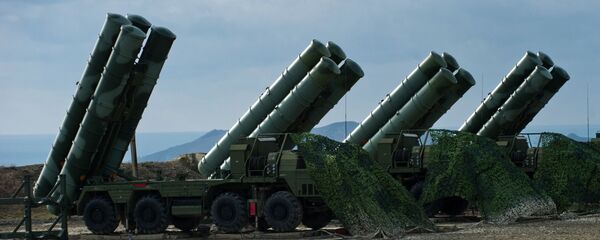 Anti-aircraft defense system S-400 Triumph  - Sputnik International
