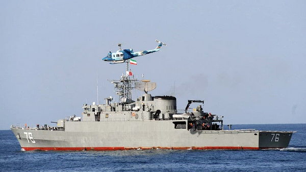 An IRGC Moudge Class frigate - Sputnik International