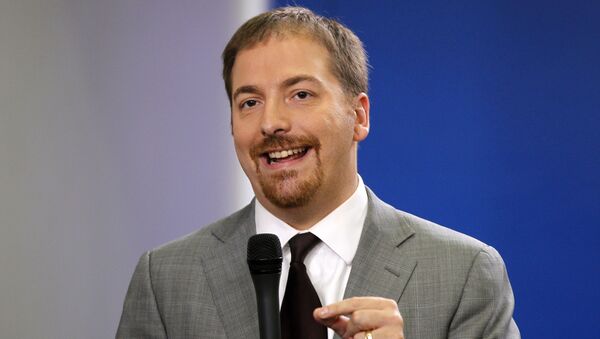 In this 29 October 2010, file photo, Chuck Todd, of NBC News, speaks at the White House in Washington. - Sputnik International