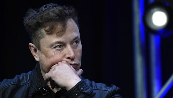 Tesla and SpaceX Chief Executive Officer Elon Musk listens to a question as he speaks at the SATELLITE Conference and Exhibition in Washington, Monday, March 9, 2020 - Sputnik International