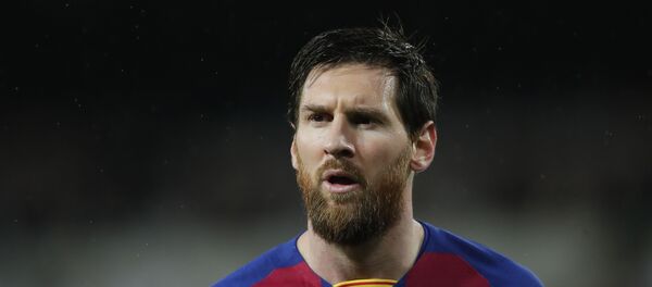 Barcelona's Lionel Messi in Madrid Barcelona's Lionel Messi in Madrid - Sputnik International