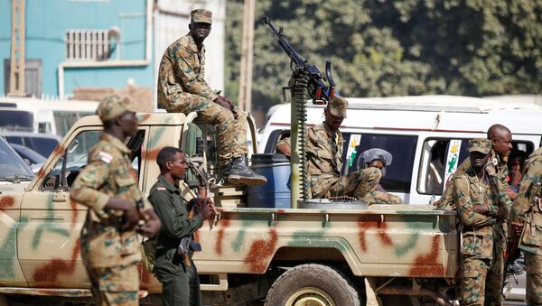 Sudanese security forces in the capital Khartoum - Sputnik International