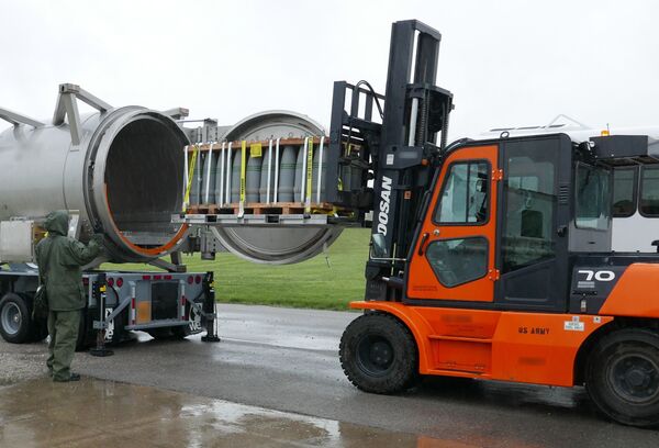 Photos: US Army Facility Destroys Last of Sarin-Laced 8-Inch Artillery Shells - Sputnik International