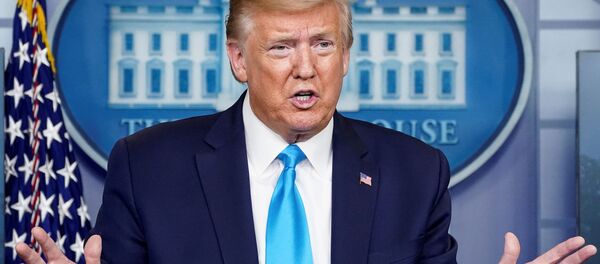 U.S. President Donald Trump addresses the daily coronavirus task force briefing at the White House in Washington, U.S., April 7, 2020 U.S. President Donald Trump addresses the daily coronavirus task force briefing at the White House in Washington, U.S., April 7, 2020 - Sputnik International