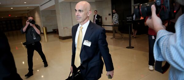 WASHINGTON, DC - OCTOBER 02: U.S. State Department Inspector General Steve Linick departs the U.S. Capitol October 02, 2019 in Washington, DC. Linick reportedly met with congressional officials to brief them on information related to the impeachment inquiry centered around U.S. President Donald Trump.  - Sputnik International