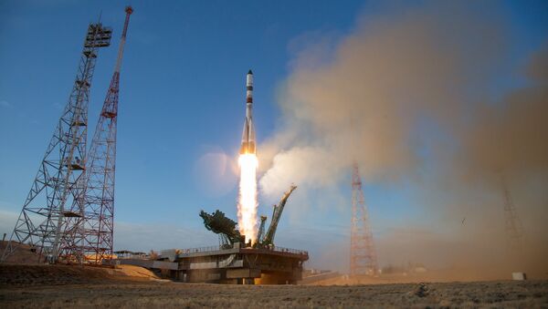 The Rocket of Victory with the Progress MS-14 cargo spacecraft - Sputnik International
