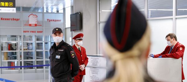 Disease control at Kaliningrad airport Disease control at Kaliningrad airport - Sputnik International