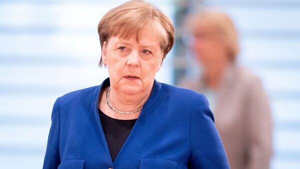 German Chancellor Angela Merkel attends the weekly cabinet meeting, as the spread of the coronavirus disease (COVID-19) continues, in Berlin, Germany, 13 May 2020. - Sputnik International