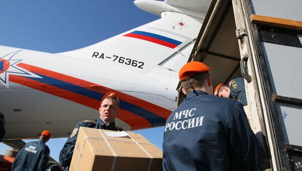 Airplane with humanitarian aid, Ramenskoye airport - Sputnik International