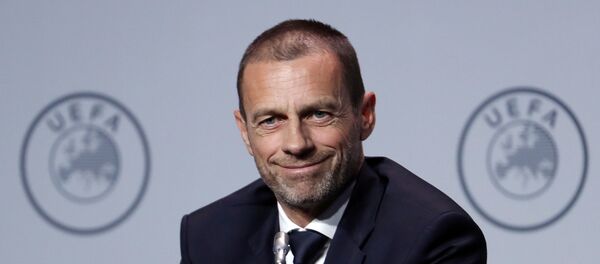 Soccer Football - UEFA Congress - Beurs van Berlage Conference Centre, Amsterdam, Netherlands - March 3, 2020 Soccer Football - UEFA Congress - Beurs van Berlage Conference Centre, Amsterdam, Netherlands - March 3, 2020 - Sputnik International