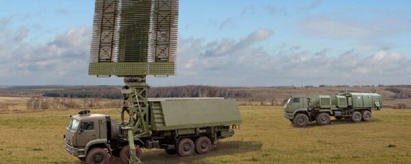 Russian arms exporter Rosoboronexport showcases its newest radar, which can easily detect a wide range of aerial objects, including hypersonic targets - Sputnik International