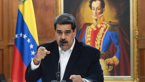Venezuela's President Nicolas Maduro speaks during in a meeting with the Bolivarian armed forces at Miraflores Palace in Caracas, Venezuela, 4 May 2020 - Sputnik International