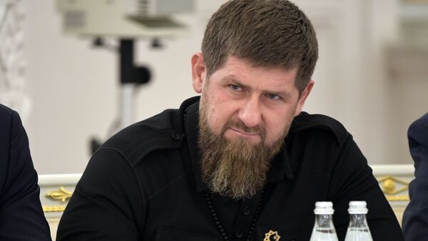 Head of Chechnya Ramzan Kadyrov at the meeting of Russian state council on agricultural policy in December 2019 - Sputnik International