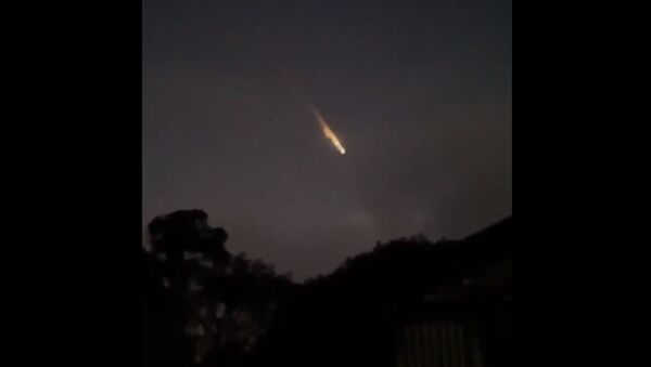 Fireball seen in the sky above the south-eastern part of Australia - Sputnik International
